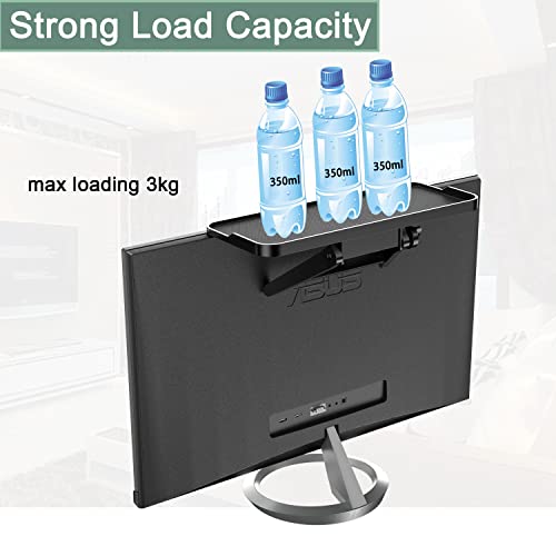 TETVIK Adjustable Monitor Shelf for TV & Computer - 11.8x4.9 inches