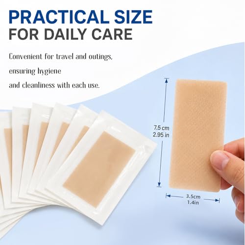 RAQEHO Silicone Scar Sheets - 10 Pack Waterproof Reusable Tape for C Section, Surgical & Burn Scars