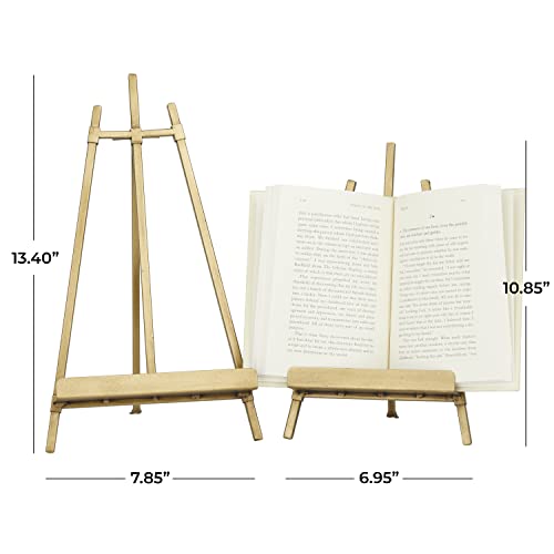 Deco 79 Easel, 13", 11"H, Gold 2
