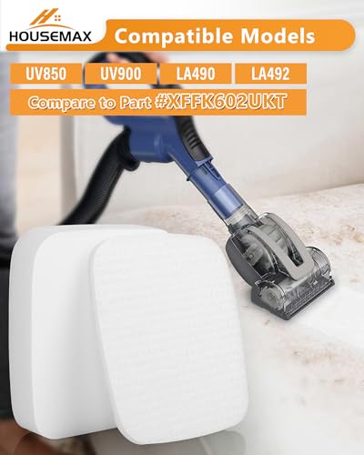Shark UV850 UV900 Vacuum Filter Replacement Kit - 2 Foam & Felt Filters