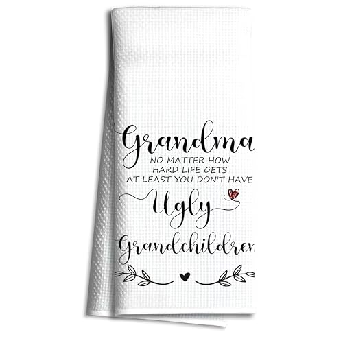 Funny Grandma Kitchen Towel 16x24 Inch - Mother's Day Gift