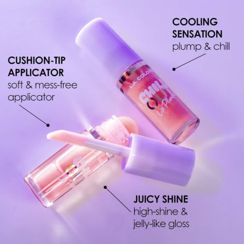 L.A. Colors Chill Out Lip Plumper Glassy High-Shine Gloss