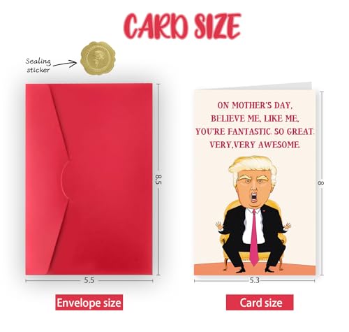 Funny Mother's Day Card with Envelope | Unique Gifts for Mom