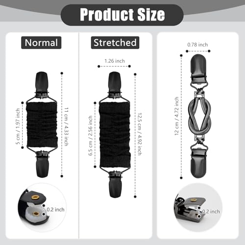 Adjustable Waist Cincher Clips for Loose Dresses & Shirts - 2 PCS