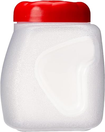 Large 22 oz Coffee Storage Container with Scoop - BPA-Free Plastic Jar for Ground Coffee & Dry Food