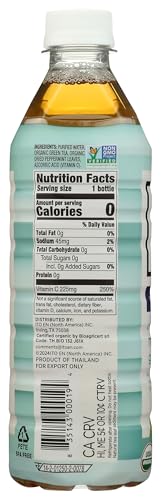 Organic Mint Green Tea - 16.9 fl oz Unsweetened Bottle