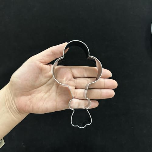 Auktosmn Balloon Cookie Cutter - 4.5" Stainless Steel Baking Mold