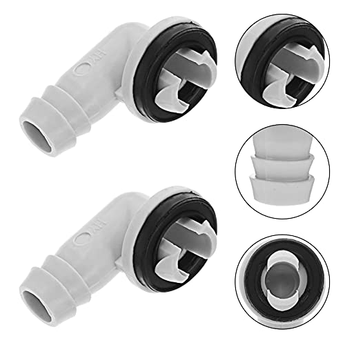 OSALADI Air Conditioner Drain Hose Connector - 5PCS Elbow Fittings for Mini & Window AC Units