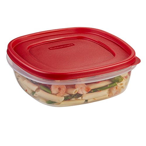 Rubbermaid 9-Cup Food Storage Container with Easy Find Lid, Racer Red