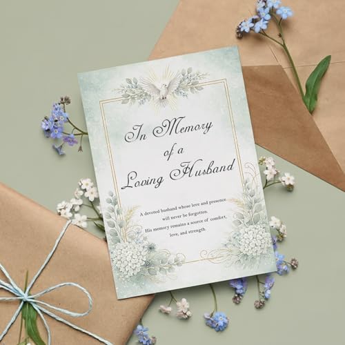 Sympathy Card for Loss of Husband - Premium A5 UK Made