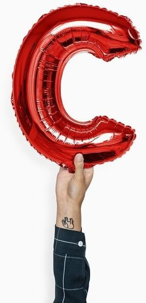 Christmas Baby Shower Balloon Banner with Santa Baby Foil Letters - Red