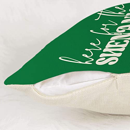 GAGEC St. Patrick's Day Pillow Cover 12x20 Inch Green Decor