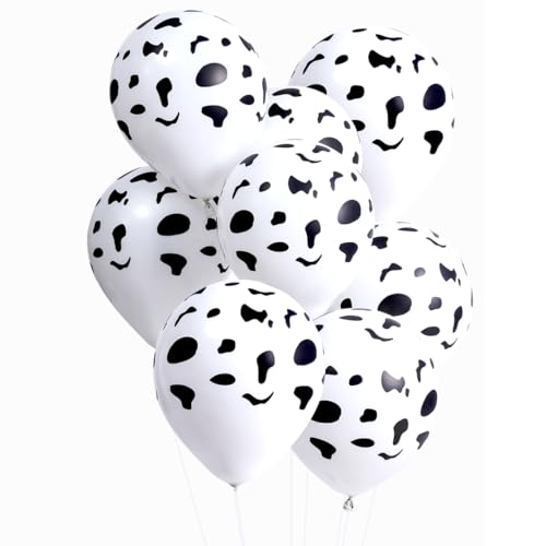 Odourless Cow Print Balloons - 25pcs Farm Party Decorations