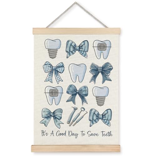 Dentist Wall Art Poster 12x16 Inch Dental Hygienist Office Decor