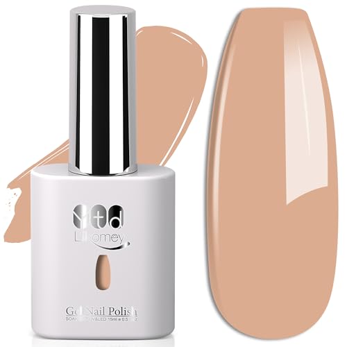 YTD Likomey Maltose Brown Gel Nail Polish 15ml Nude Beige UV Color Varnish