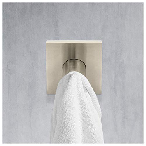 NUK3Y Senna Satin Nickel Modern Square Robe Hook