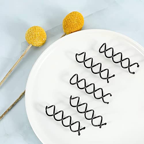 Spiral Twist Hair Pins 10-Pack - Non-Scratch Corkscrew Bun Pins for Updos