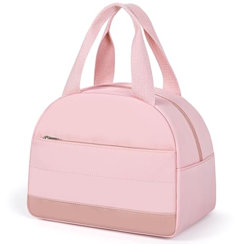 Pink Insulated Lunch Bag for Women - Medium Size - MIAOJIE