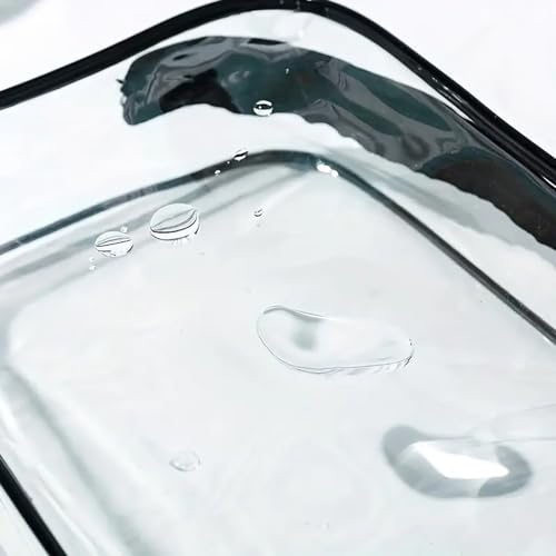 NaYiissi Clear Travel Toiletry Bag TSA Approved Quart Size Makeup Bag