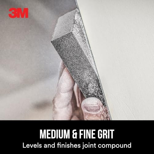 3M Small Area Drywall Sanding Sponge, Fine/Medium Grit, 2-Pack
