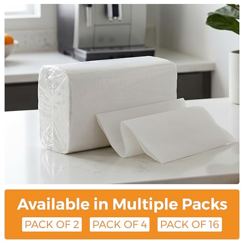 Multifold Paper Towels, 1-Ply, 250 Sheets, Bulk Pack for Home & Commercial Use