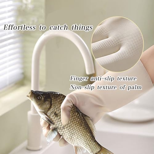 Durable Cleaning Gloves for Kitchen & Pet Care - Medium Size