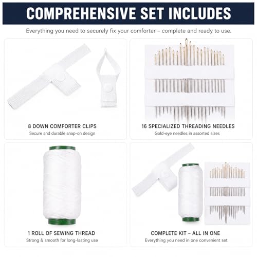 Gjinxi Duvet Clips Fasteners - 8 Pack Comforter Holders