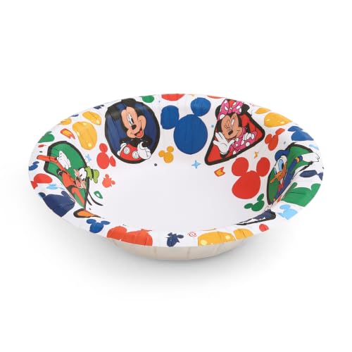 Disney Mickey & Friends Disposable Paper Bowls, 12 Oz, 40 Ct