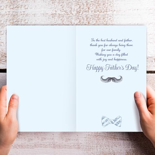 Happy Father's Day Card for Husband from Wife - Romantic Beach Design