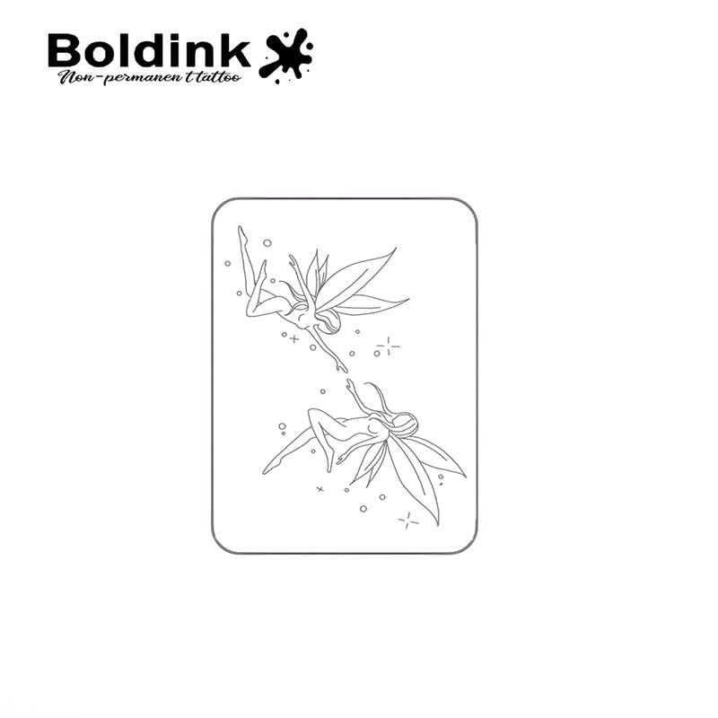 Boldink Butterfly Fairy Semi Permanent Tattoo Waterproof Realistic Fake