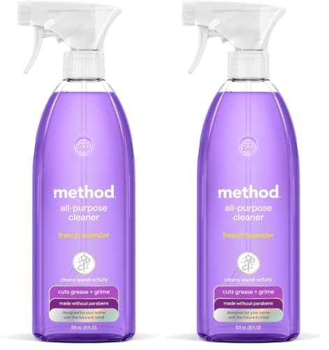 Method All-Purpose Cleaner Spray, French Lavender, 28 Fl Oz (Pack of 2)