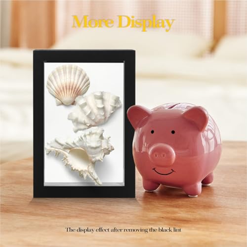 CROISSANT 4x6 Black Lapel Pin Display Case Shadow Box Frame