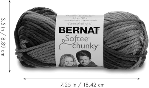 Bernat Softee Chunky Yarn - 3.5 Oz Super Bulky Pumpkin