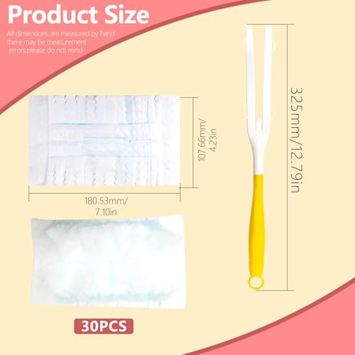 BDS-HOME 30 Count Duster Refills with Handles - Multi-Surface Cleaning