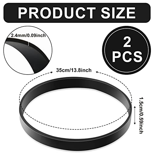 2 Pack Vacuum Cleaner Belts for Hoover WindTunnel Models 562932001