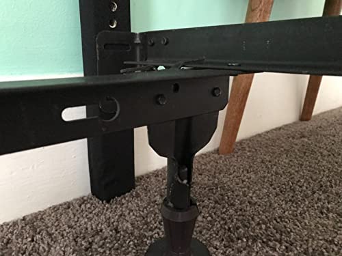 Heavy Duty Bed Frame Feet - 6PCS Steel Risers to Replace Wheels