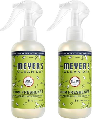 Mrs. Meyer's Lemon Verbena Room Freshener Spray - 8 fl. oz (Pack of 2)