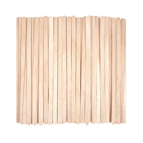 KTOJOY Wooden Coffee Stirrers - 5.5 Inch, 120 Count, Disposable
