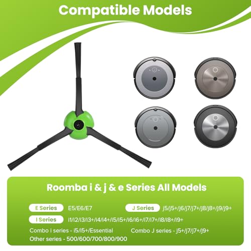 6-Pack Replacement Side Brushes for iRobot Roomba E/I/J Series