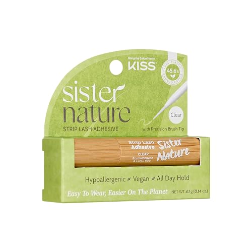 KISS Sister Nature Strip Lash Adhesive - Clear Vegan Lash Glue