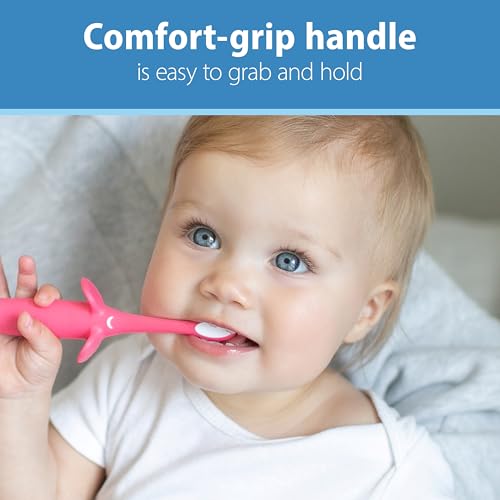 Dr. Brown's Pink Elephant Toothbrush for 0-3 Years - 1 Count