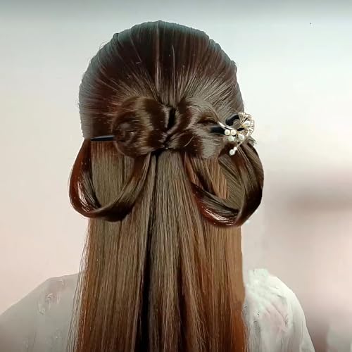 Chinese Wooden Hair Sticks 2-Pack - Hanfu Hair Accessories for Buns