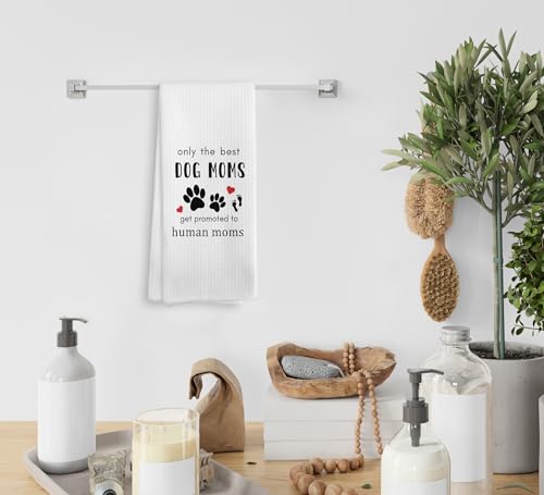 Promoted to Human Mom Towel, 16x24 Inch Soft Absorbent Decorative Gift