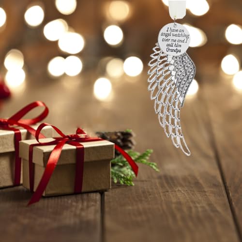 Memorial Christmas Ornament Angel Wing Sympathy Gift for Loss of Loved One