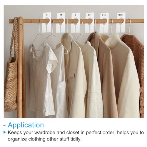 PATIKIL Pink Clothes Dividers - 8 Pack Closet Organizers with Marker Pen