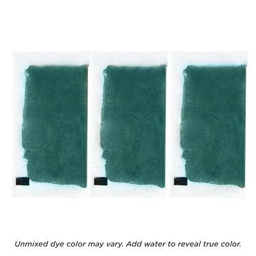 TULIP Teal One-Step Tie-Dye Kit Refill Packs for Fabric Dyeing, 3 Pack