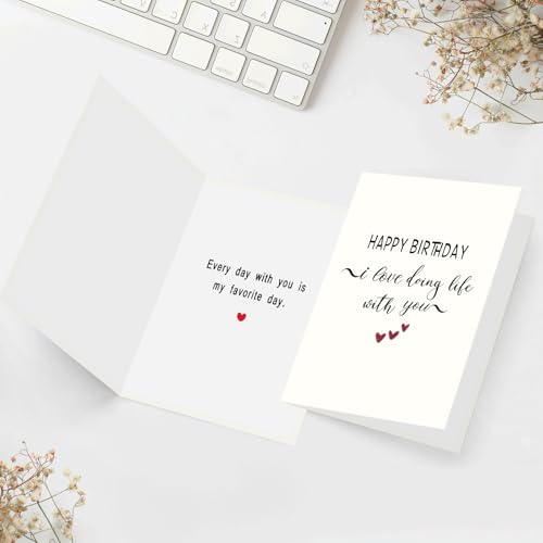Romantic Birthday Card for Him or Her - FANCYLUCKY