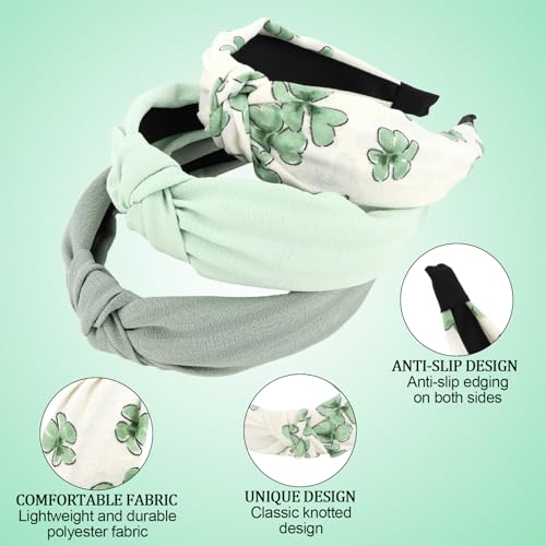 Casoty Knotted Headbands for Women 3-Piece Non-Slip Hair Bands Set