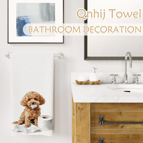 Poodle Hand Towels 16x24 Inch - Cute Dog Gifts for Women