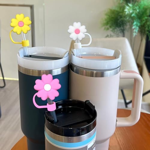 5-Pack Flower Straw Covers for Stanley Cup 10mm Tumbler Accessories